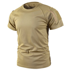 Men's Quick-Dry Tactical Cargo Outdoor T-Shirt
