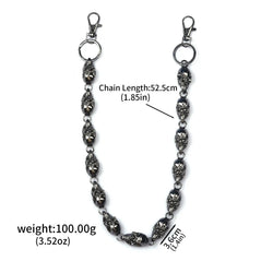 Vintage Punk Skull Heavy Waist Chain Accessory