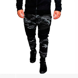 Men's Loose Camouflage Harem Cargo Jogger Pants