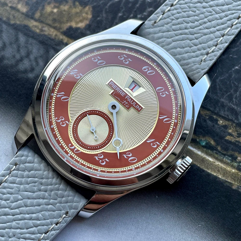 Pierre Paulin 38mm Jumping Hour Automatic Watch