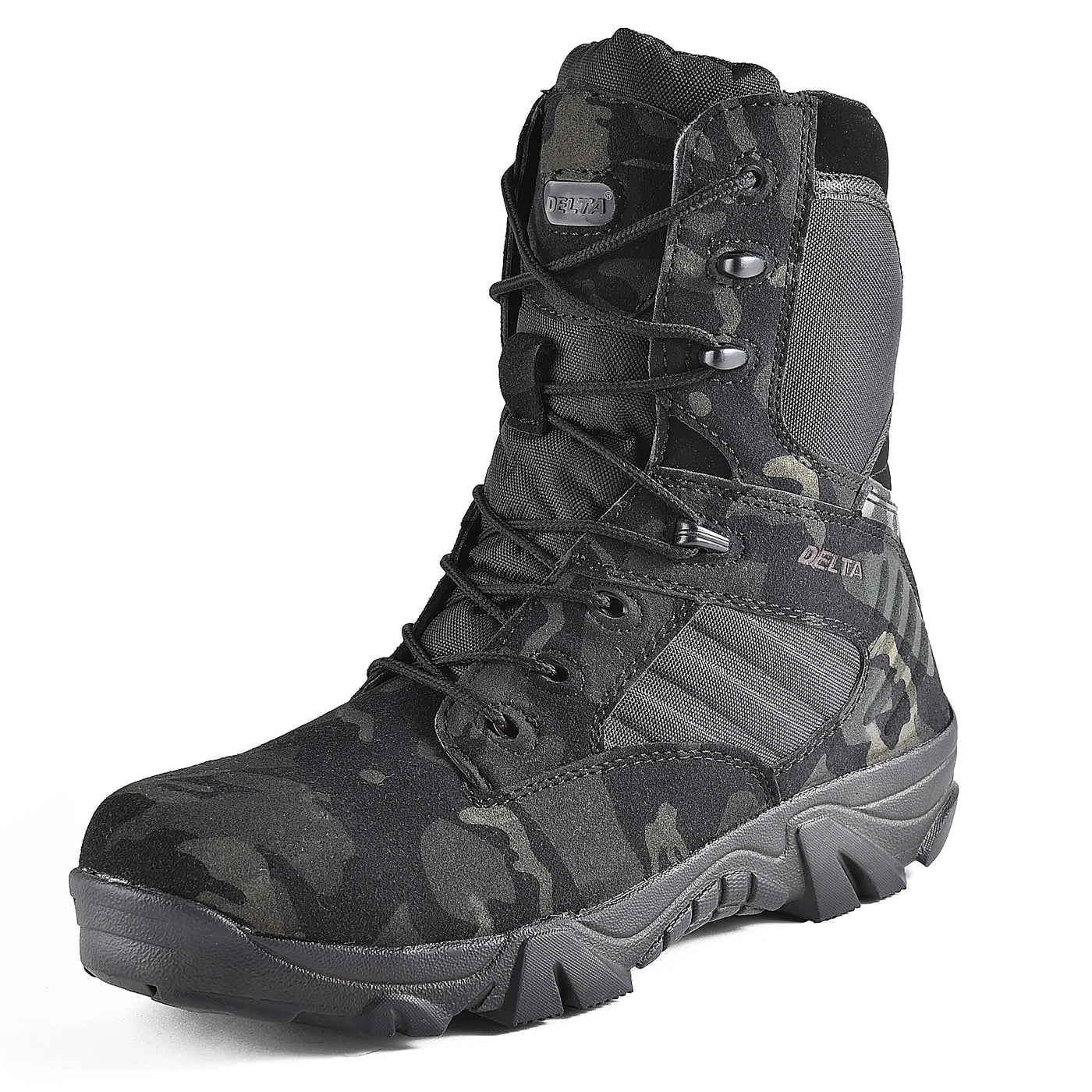 Men's Tactical Zip Ankle Work Boots for Winter and Outdoor Wear