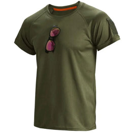Men's Quick-Dry Tactical Cargo Outdoor T-Shirt