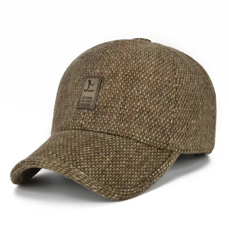 Cotton Dad Baseball Hat - Autumn Winter Windshield Sun Cap