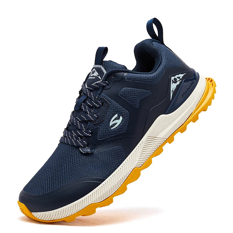 Unisex Hiking Lace-Up Sneakers - Outdoor Travel Walking Shoes
