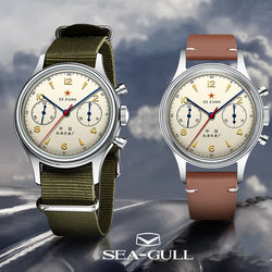 Seagull 1963 ST1901 Manual Winding Pilot Chronograph Watch