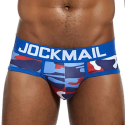 JOCKMAIL Men's Camouflage Briefs - U-Convex Stretch Underwear