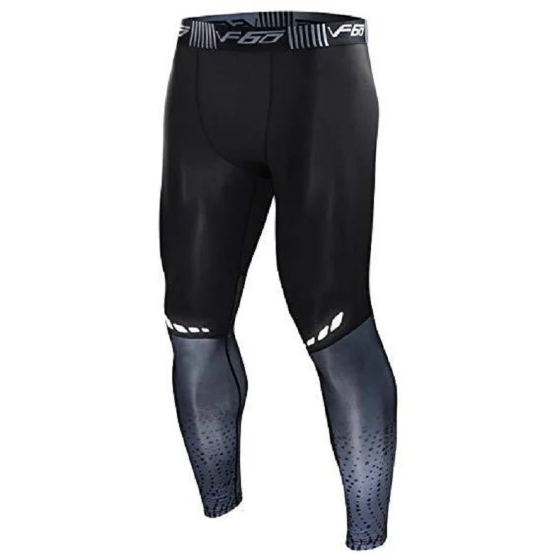 Men's Quick-Dry Compression Running Leggings