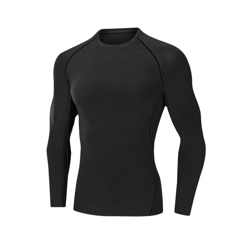 Men's Long Sleeve Quick-Dry Compression Base Layer