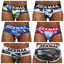 JOCKMAIL Men's Camouflage Briefs - U-Convex Stretch Underwear