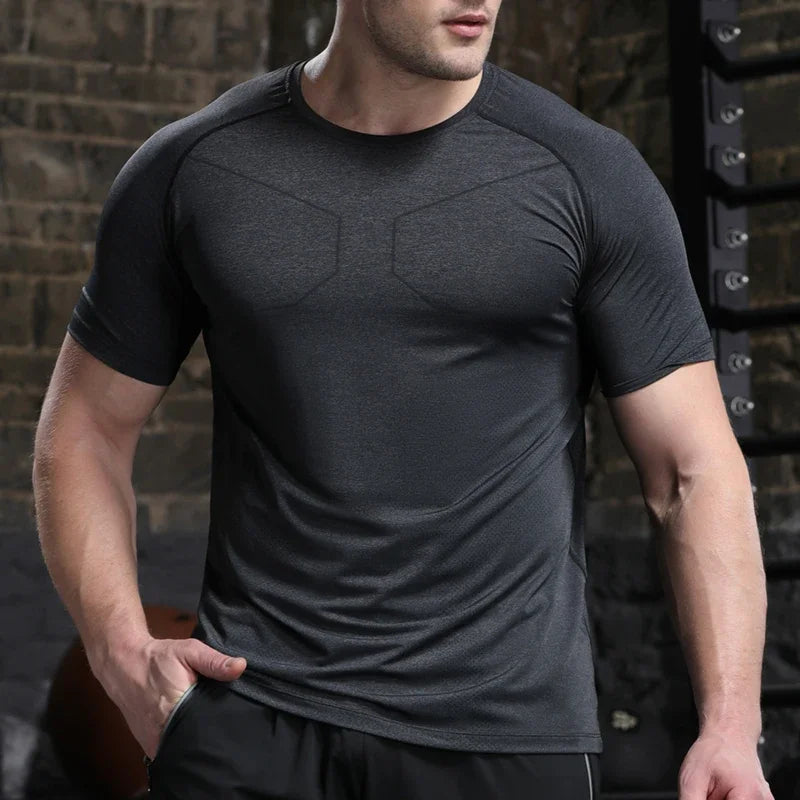 Men's Short Sleeve Breathable Running Training T-Shirt