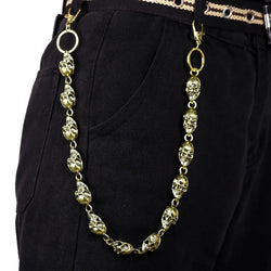Vintage Punk Skull Heavy Waist Chain Accessory