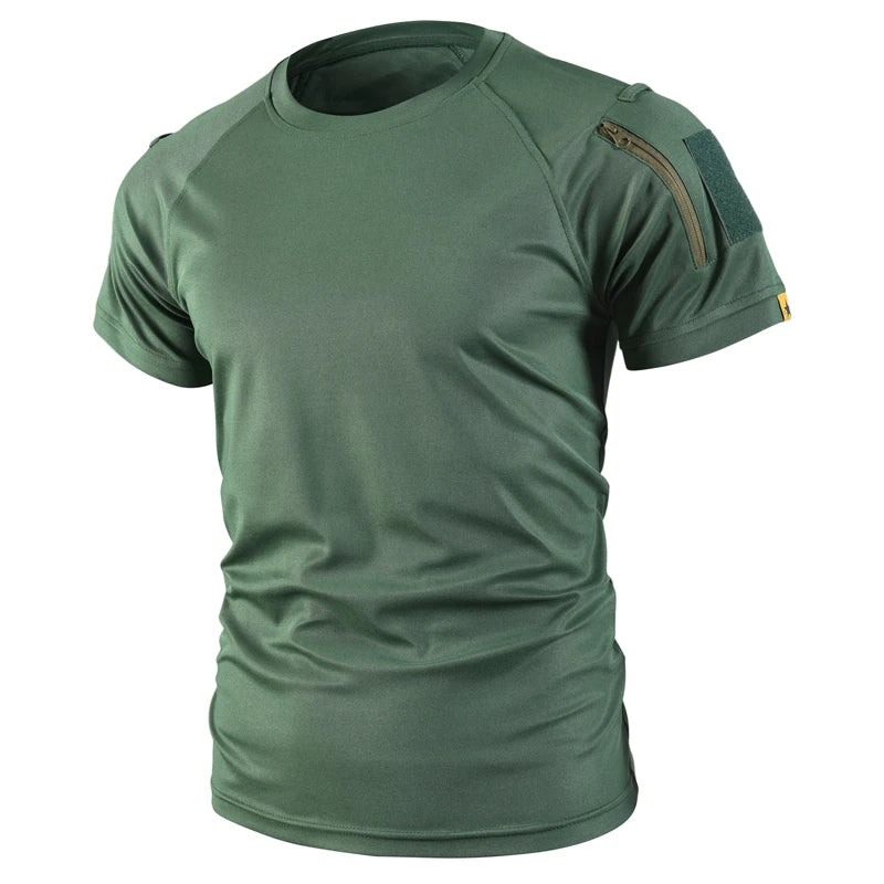Men's Quick-Dry Tactical Cargo Outdoor T-Shirt