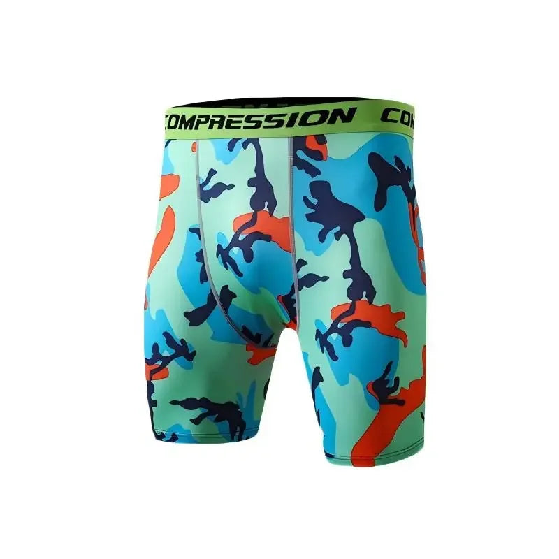 Men's Quick-Dry Compression Running Shorts