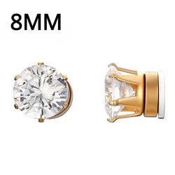 Crystal Magnetic Non-Piercing Ear Studs