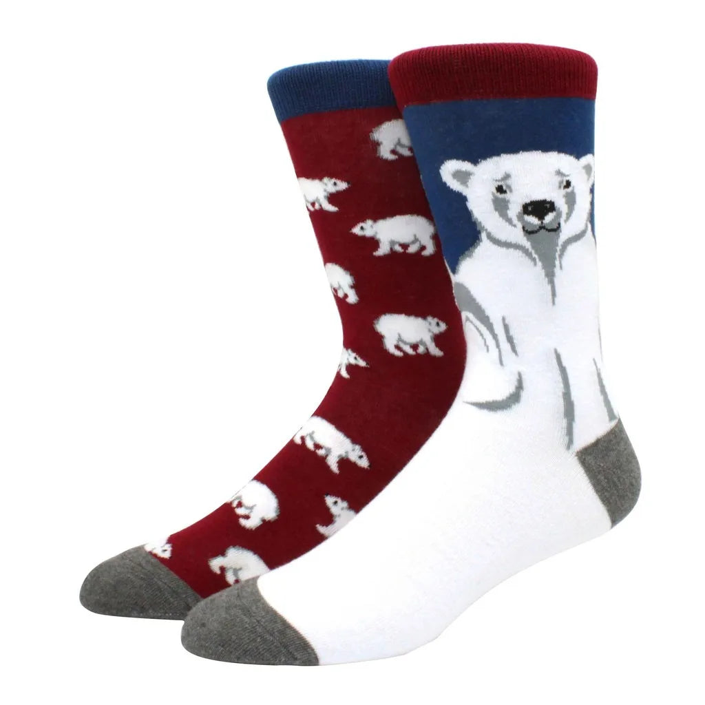 Cotton Personality Pattern Socks - Fun Animal Fruit Gift Socks