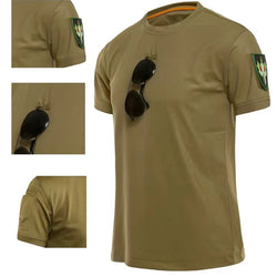 Men's Quick-Dry Tactical Cargo Outdoor T-Shirt