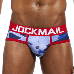JOCKMAIL Men's Camouflage Briefs - U-Convex Stretch Underwear