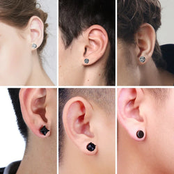Crystal Magnetic Non-Piercing Ear Studs