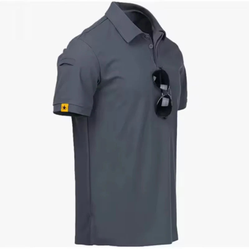 Men's Quick-Dry Tactical Cargo Outdoor T-Shirt