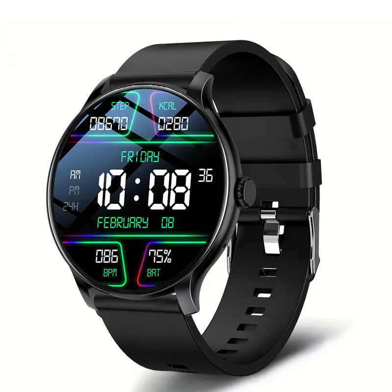 LXASFIT Health Monitor Smart Watch - Heart Rate Sleep Tracker