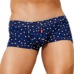 SEOBEAN Men's Cotton Plaid Boxer Shorts - Loose Lounge Fit